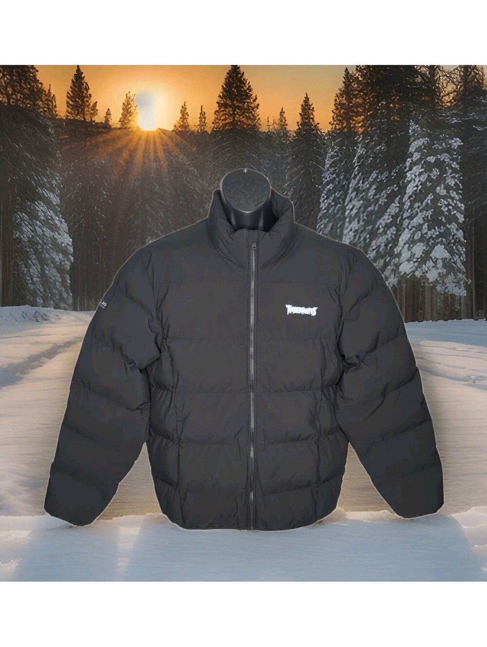 Mercer Minnesota Timberwolves Winter Puffer Jacket Mens Large Lexus Club Black